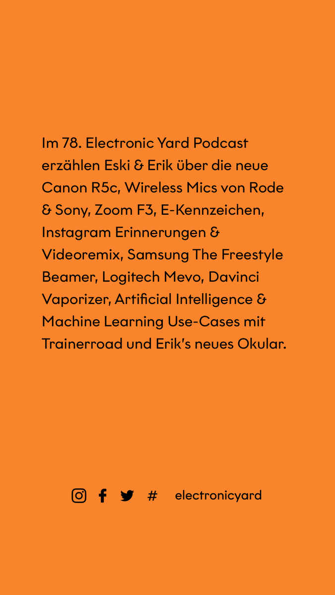 ElectronicYard's tweet photo. #EY78: #Gerd, #Vaporizer &amp; #MachineLearning

#EYPodcast #ElectronicYard #Dresden #DresdenNeustadt #DresdenPodcast #Podcast #Podcasts #podcastlife 

#YouTube: https://t.co/dOCQkkRLWD
#Spotify: https://t.co/VZROslN0Lm 
#Anchor: https://t.co/rrDyvLzdSG https://t.co/Fb6Z9bmu8L
