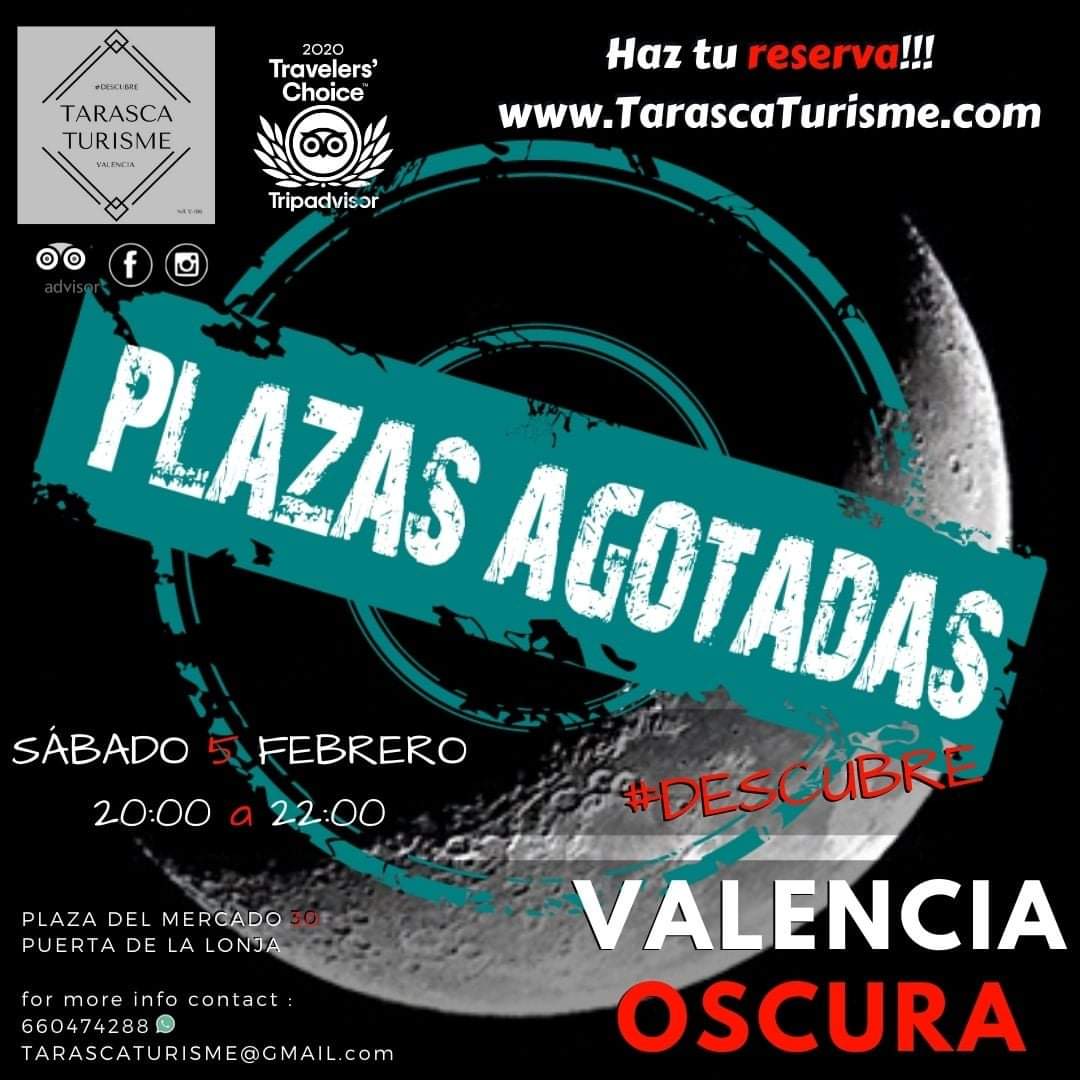 TarascaTurisme's tweet photo. Le damos la bienvenida a #Febrero con nuestra propuesta para este #Finde, #RutasCulturales
✅ Sábado 5 #DescubreRussafa 11:00am  &amp; #DescubreValenciaOscura 20:00pm [PLAZAS AGOTADAS-CONSULTA FECHAS DISPONIBLES]
✅ Domingo 6 #DescubreValentiaMedievalis  11:00am 
Reserva 📲 660474288 https://t.co/NqXUzM3FI8