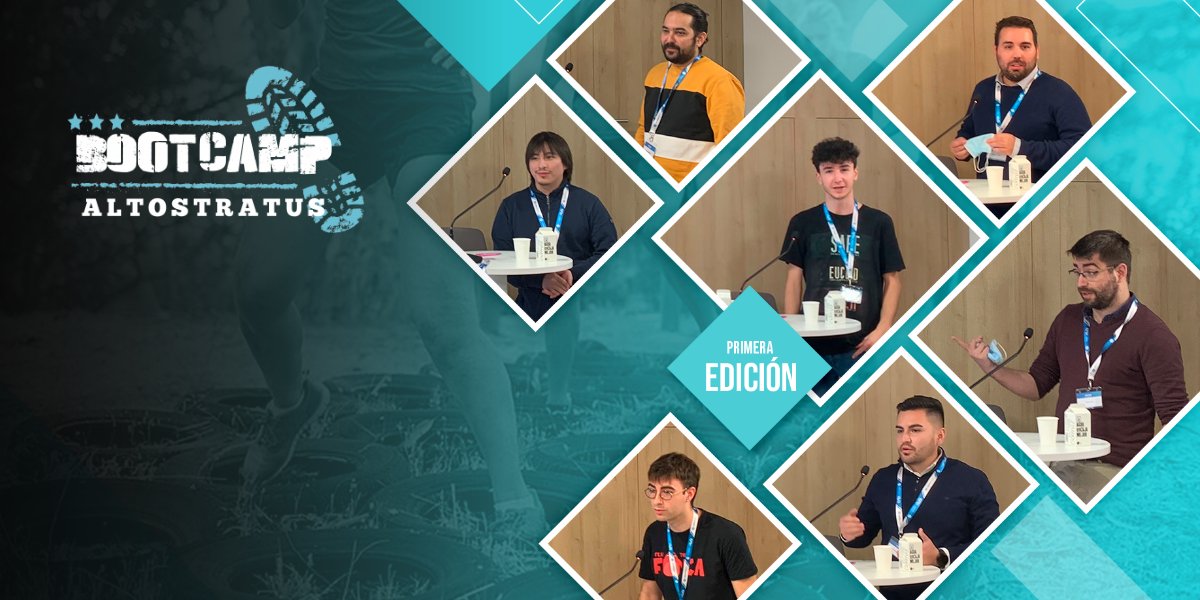 AltostratusSL's tweet image. Cerramos la primera edición del #AltostratusBootcamp. 👏👏👏Queremos felicitar a los participantes por las certificaciones obtenidas como #GoogleCloudArchitect y #GoogleCloudEngineer.
🔈Ya estamos calentando motores para la siguiente edición... ¡Qué ganas!
#CloudComputing #tech