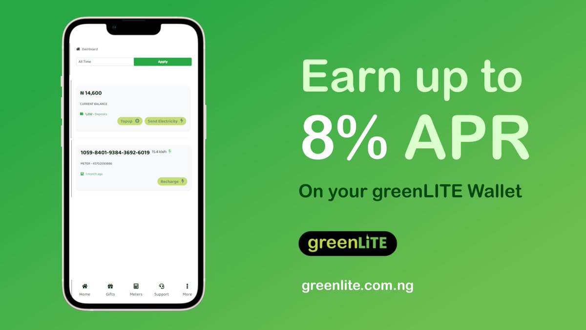 greenliteng's tweet photo. Good morning! Happy new month of February! We're very pleased to let you know that you can now earn up to 8% APR on your greenLITE Wallet. Click here to find out more https://t.co/N0wvc7C6x2 https://t.co/HoJILzyUds