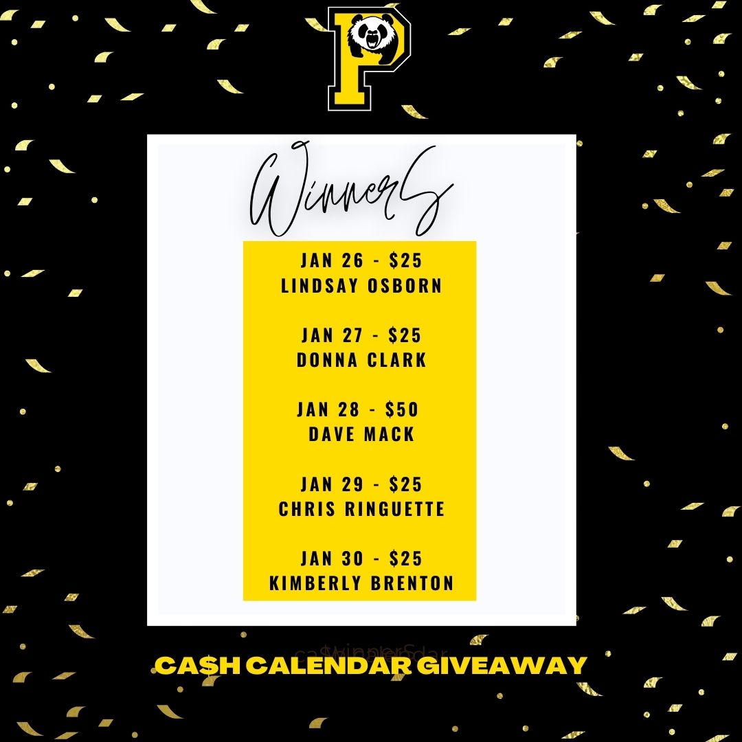 U15AAPandas's tweet photo. Congratulations to our most recent ca$h calendar winners! Thanks for your support!! 🐼🖤💛
#winners #cashcalendar #supportlocalhockey #supportfemalehockey #pandas #hockeylife #pandahockey #instahockey #pucklife #womenshockey #womenshockeylife #hockeygram #hockeyislife #hockey https://t.co/VF7tKVDYsl