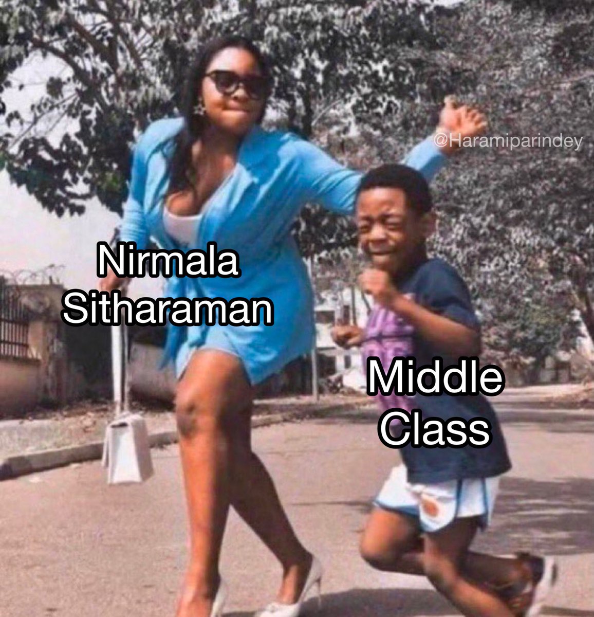 HaramiParindey's tweet photo. Bhaag yahan se #Budget2022 https://t.co/tN8We031fc