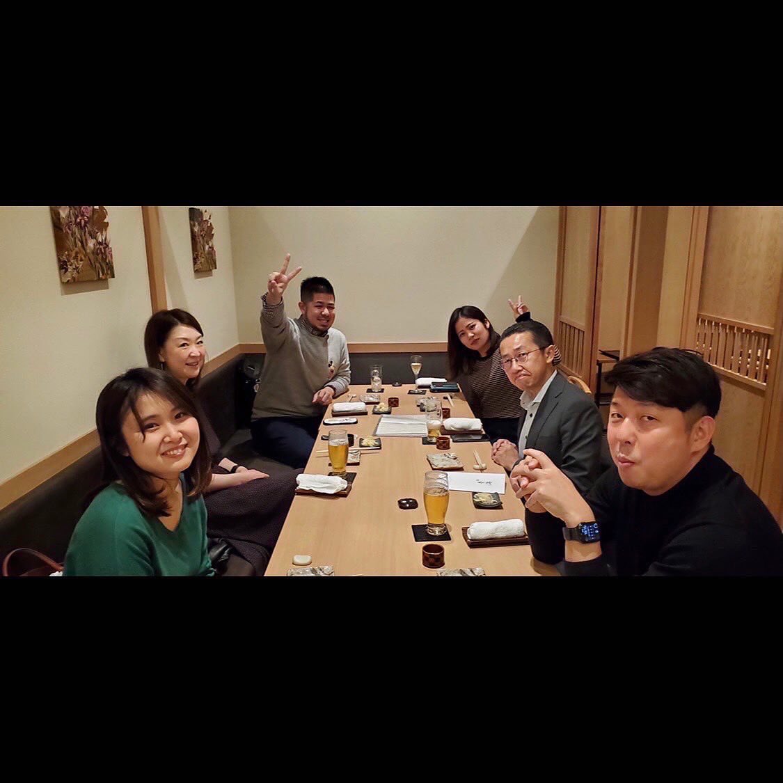 itether2015's tweet photo. 🍣2021年12月24日に行われた
弊社の忘年会の様子です🐟
#エンジニア #エンジニアと繋がりたい
#忘年会 #すしすたぐらむ #表参道 #アイテザー #代々木 #itether https://t.co/Vzwe5x8dMb