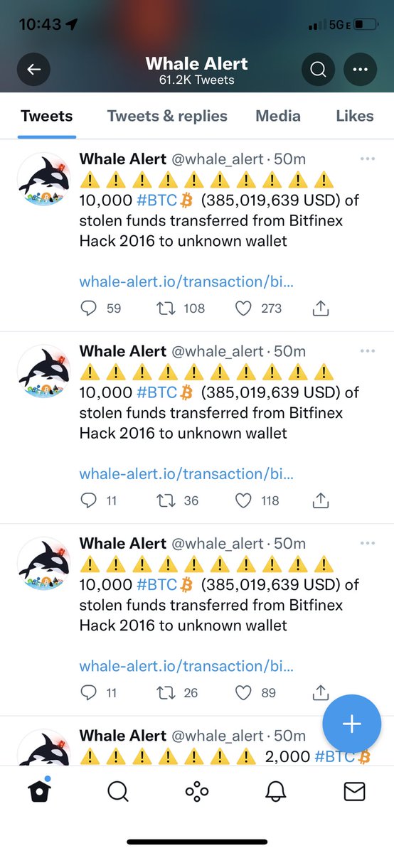 SFBayDigital's tweet photo. I hate this @whale_alert - why warn the people before the $BTC dump? #Bitcoin #tothamoon? https://t.co/FrMEKDwNpe
