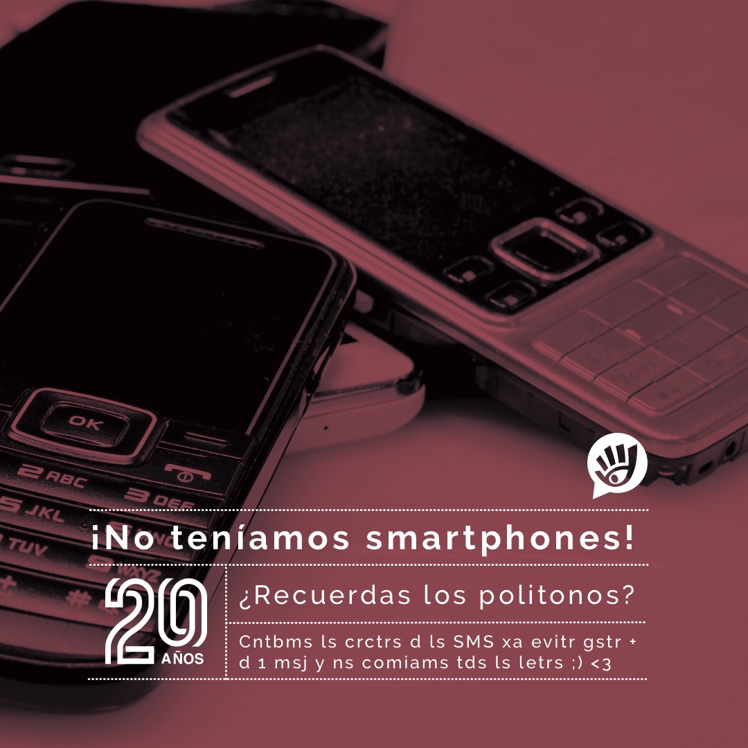Mediactiu's tweet photo. 🔙📱 Cntbmos ls crctrs d ls SMS xa evtr gstr + d 1 msj y ns comiams tds ls letrs ;) <3

#20aniversariomediactiu
En 2001 ¡No teníamos smartphones!
¿Te acuerdas?

¡Y con este #oldmemories, ya tenemos aquí al mes de #febrero ! 

#memories #mobilephone 
@nokia @Mediactiu https://t.co/JFIhbRfYvu