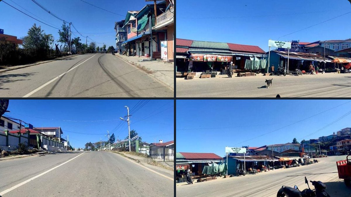 Although a bitter year that brought tragedies on Myanmar has gone by,civilians from Thonegwa engaged in countrywide silent strike to remain defiant and persistent as ever. #SilentStrike #RedCampaign_1YearOfRevolution #2022Feb1Coup #WhatsHappeningInMyanmar