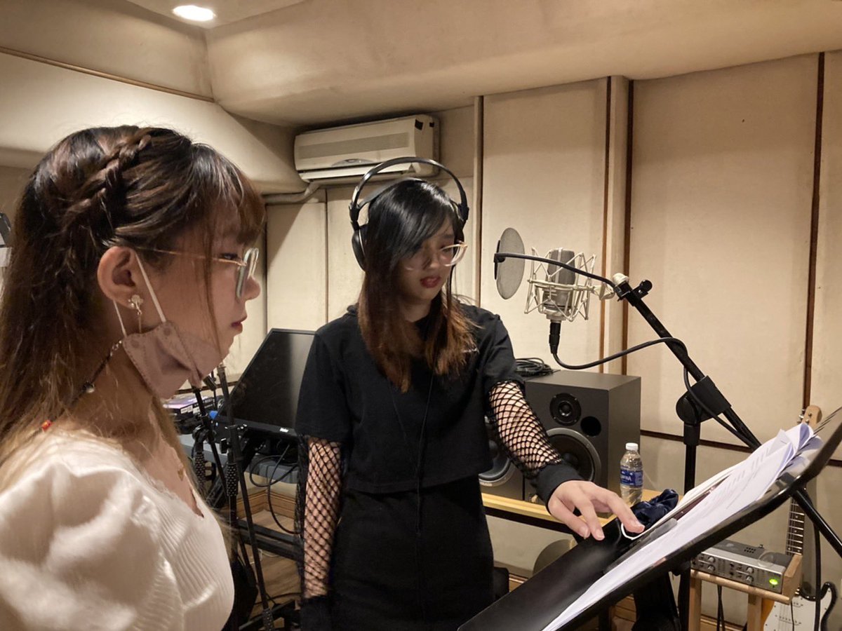 polarofficialph's tweet photo. Another recording😁
#polar3rdoriginalsong #polar2ndcoversong 
#GoAshGoFaith https://t.co/tnGreJDLkd