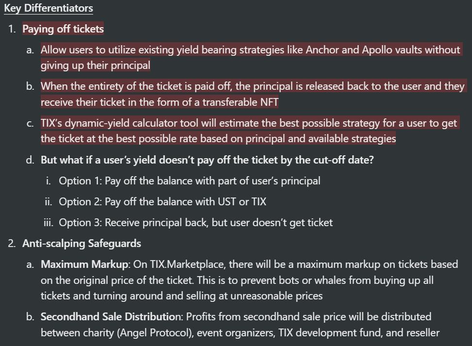 sid3P0's tweet photo. Check out my latest "Why Paper" on @tix_money, a blockchain protocol looking to disrupt the ticketing industry by allowing users to leverage their @anchor_protocol or @ApolloDAO yield to pay down the cost of their concert/event ticket.  This one should appeal to the masses! https://t.co/JsWPwKKmQR