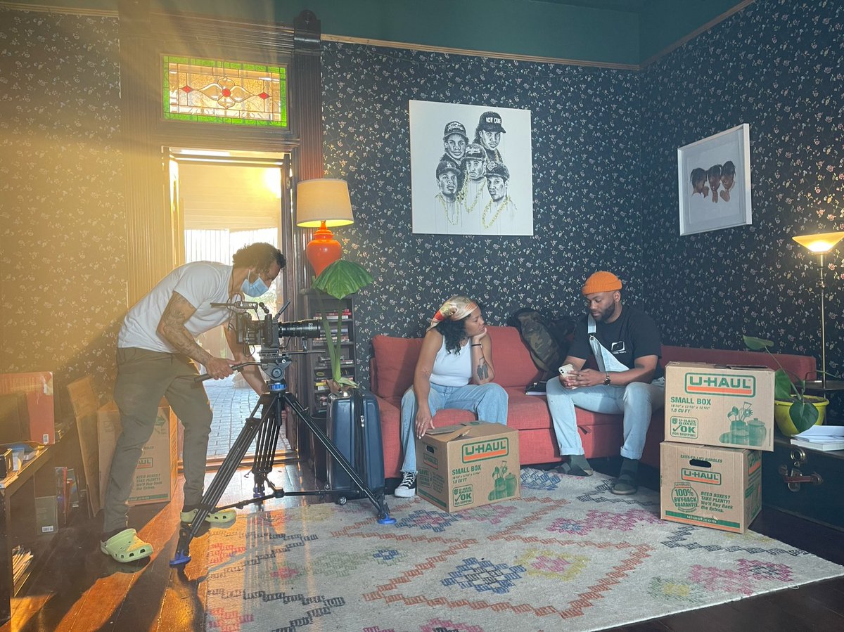 FidesRex's tweet photo. In my element filming this music video with @Geminelle_ 

I can’t wait to cut this 🎞 https://t.co/m0VA9FCkmm