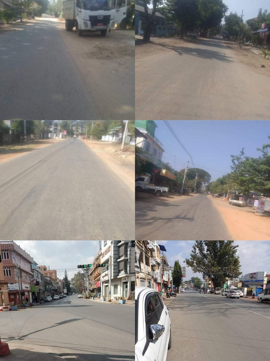 Nhk19921's tweet photo. Scenes of #SilentStrikes in #PyinOoLwin and #Leway, also known as the military town .
#SilentStrike
#RedCampaign_1YearOfRevolution
#2022Feb1Coup
#WhatsHappeningInMyanmar https://t.co/TZXzQAZdBS