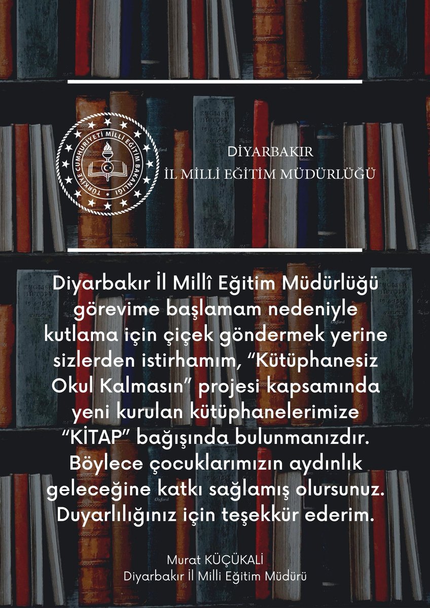 Diyarbakır İl Millî Eğitim Müdürlüğü (@diyarbakirmem) on Twitter photo 