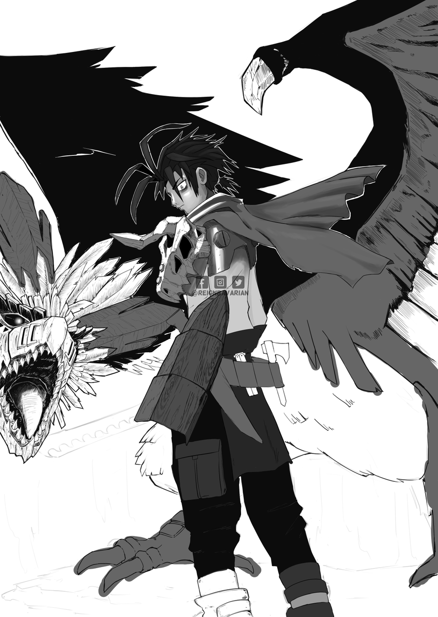 reignbavarian's tweet photo. Kasalanan ng WAKFA kaya sinipag nang very light.
#hacksoh #manga #shonen #ArtistOnTwitter https://t.co/ar5eUZnATk