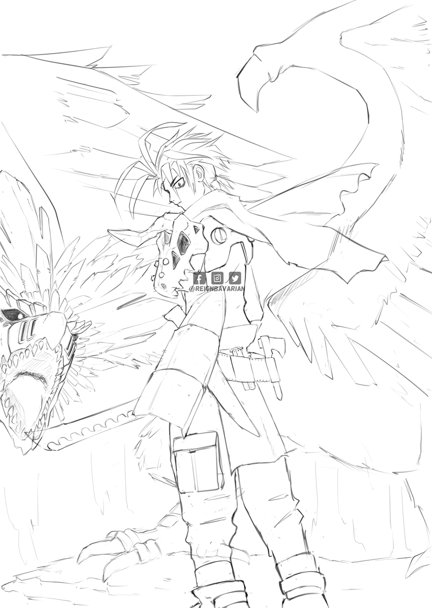 reignbavarian's tweet photo. Kasalanan ng WAKFA kaya sinipag nang very light.
#hacksoh #manga #shonen #ArtistOnTwitter https://t.co/ar5eUZnATk