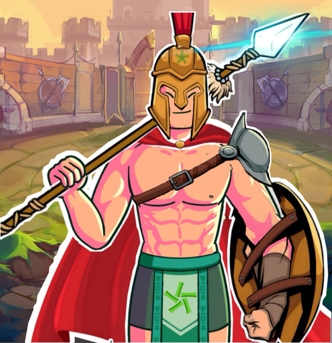 stommmn's tweet photo. #CreateYourOwnHero 
@Ancient8_gg 
Saint Giong - Spartan Warrior. 
Like and RT if you like it. Thank all https://t.co/V1r9WIDxzx