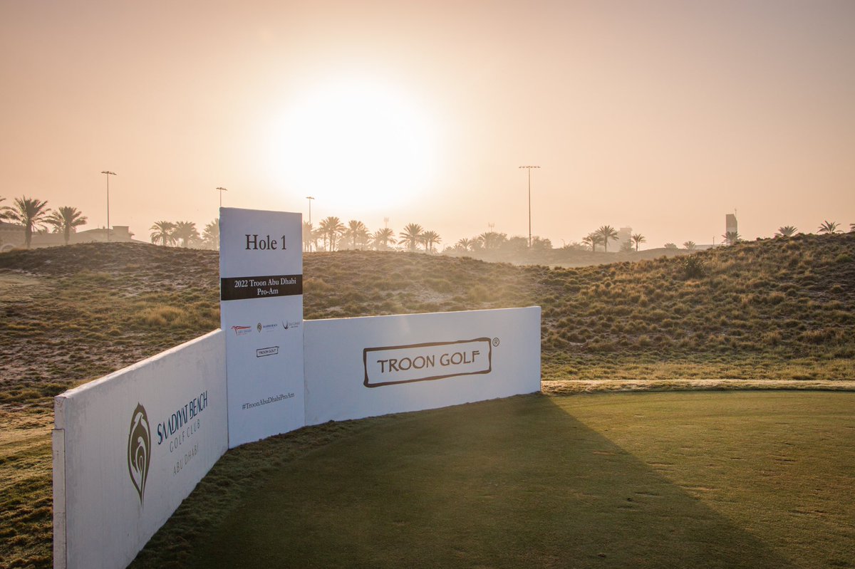 cpg_golf's tweet image. We are GO! The 2022 @TroonGolf Abu Dhabi Pro-Am is underway at the incredible @SaadiyatBeachGC in UAE. 🇦🇪 ☀️

Full live scores powered by @golfgenius_emea available all week @ cp.golf/2022AbuDhabi #TroonAbuDhabiProAm
