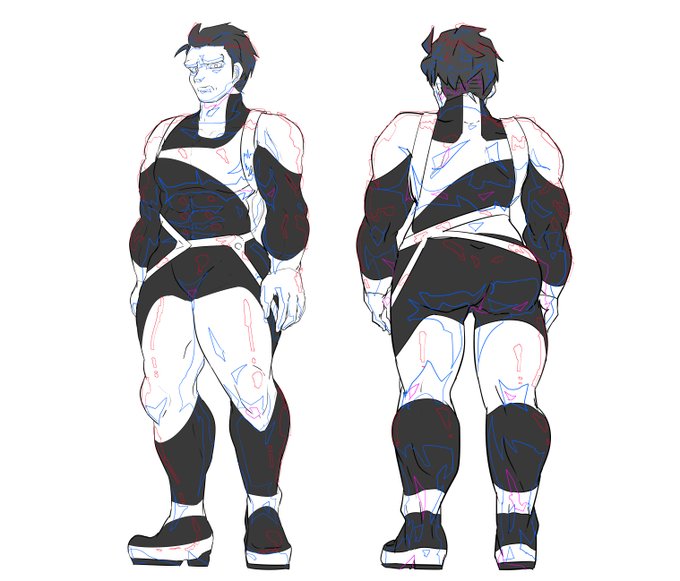 進捗 パンダみたいな色 