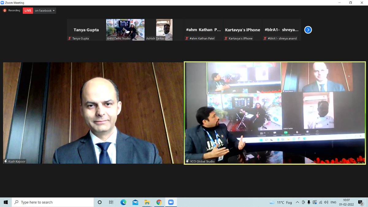 RishikaShankar1's tweet photo. In today's IIHM Expert Session, Mr. Kush Kapoor CEO Roseate Hotels & Resorts. New Delhi spoke about the Journey from campus to corporate world.
#IIHMforGlobalGoals #ForwardTogether #SDGS #GlobalGoals #sdgs2030 #globalgoals2030 #sustainableliving #CulinaryCorridor https://t.co/aODWh8cyed