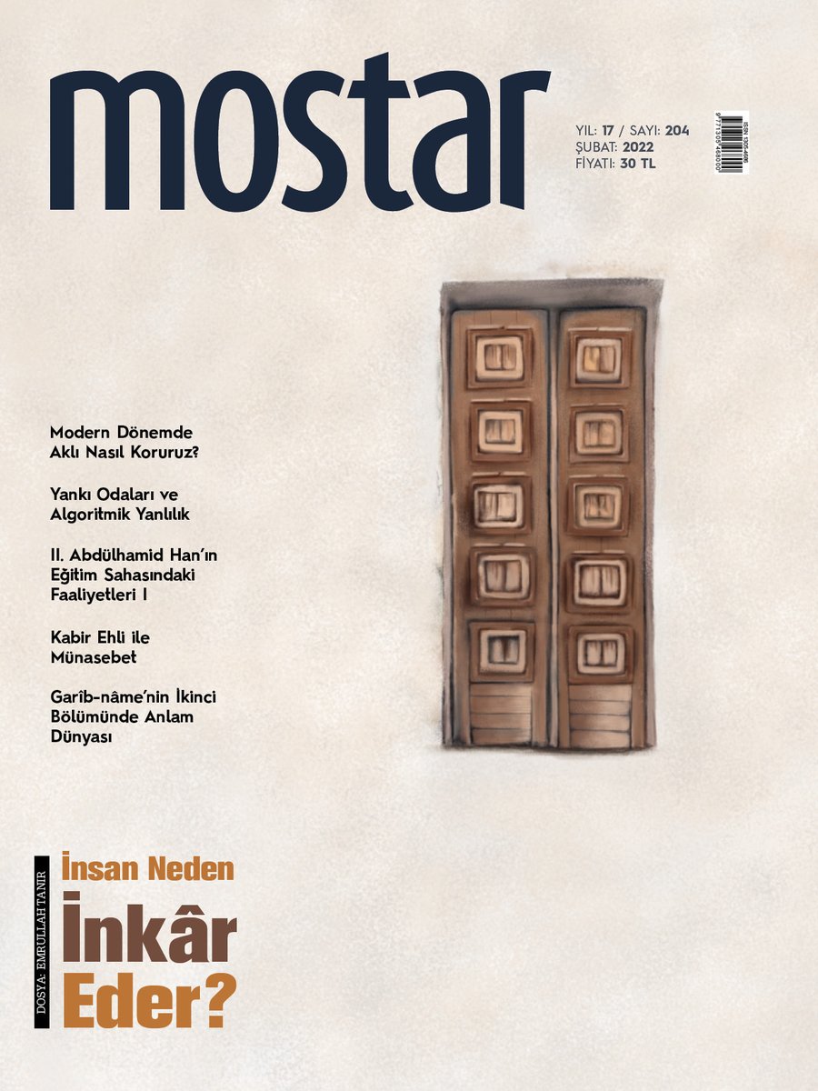 📢 Mostar Dergisi Şubat sayısı çıktı!

📌 Dosya konusunu Emrullah Tanır yazdı: İnsan Neden İnkâr Eder?