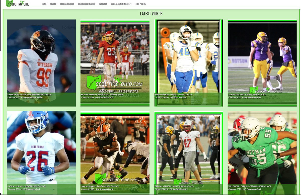 Featuring some of Ohio's top defensive lineman on the front page of ScoutingOhio.com