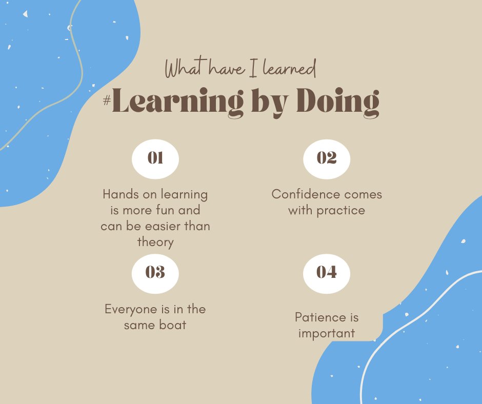 CAMMCOMMS's tweet image. #learningbydoing - What have I learned?