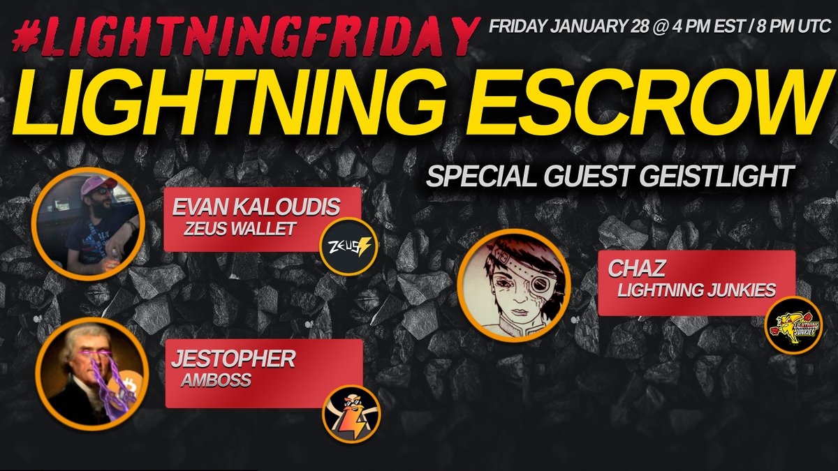LNJunkies's tweet photo. ⚡️RSS FEED AHOY ⛵️
We have uploaded our recent #LightningFriday episode about @LightningEscrow to our RSS feed!
We talk about:
* Pain Points of Centralized Escrow Services
* Collaborative Custody
* AoPP Discussion
* More!
https://t.co/RB2YQzacK7 https://t.co/bcaZ7XtHY2