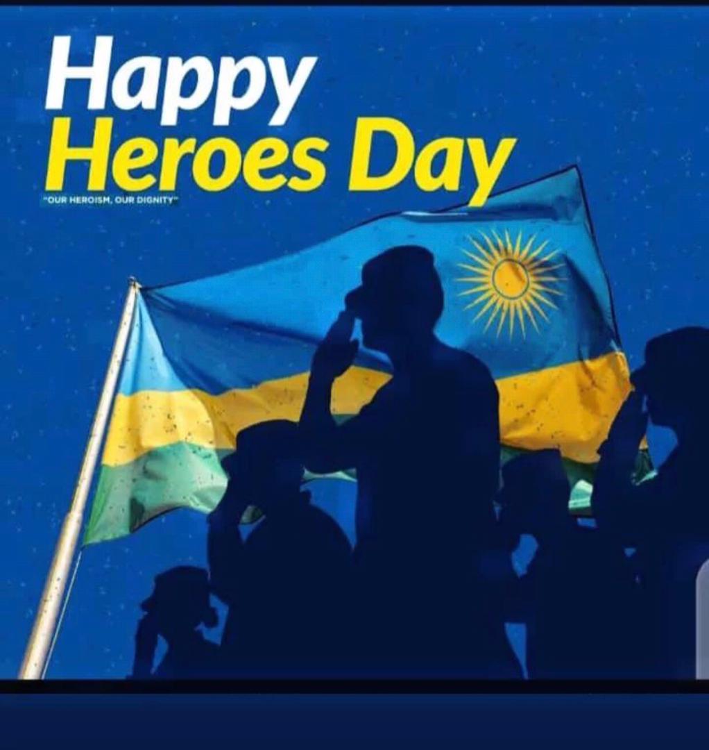 rwanda_new's tweet photo. #HappyHeroesDay #Rwanda 
Umuryango mugari wa @rwanda_new wifurije abanyarwanda umunsi mwiza w'intwari z'igihugu.
Our #Heroism our #dignity https://t.co/odnOuvj3eC