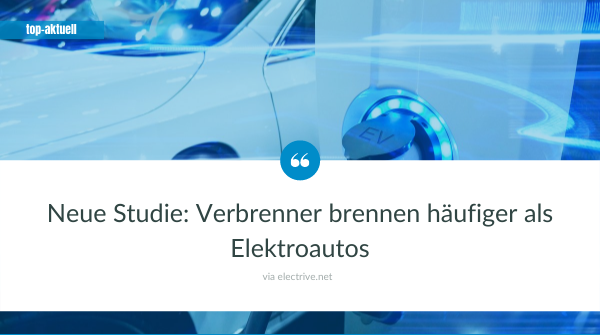 Pro 100.000 verkauften Fahrzeugen gab es demnach bei Elektroautos 25,1 Brände, bei Autos mit Verbrennungsmotor hingegen 1.529,9 Brände.

#elektroauto #elektromobilität #verkehrswende #emobilität #eauto #emobility #hybridauto #efuel