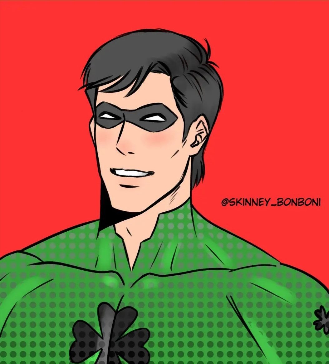 Thecloverism's tweet photo. Name: Connor Sullivan
Other Aliases: Clover
Height: 5'10
Weight: 175 lbs
Power: Healing(Wounds, Illness, and Stamina), Martial Arts, Acrobats, Parkour, Strategy)
Weapon: Nunchucks, Grappler Gun, Vigilante gadgets, Clovebike.
Sexuality : Pan
Hair : Black
Eyes : Brown https://t.co/sxTGOhrUXl