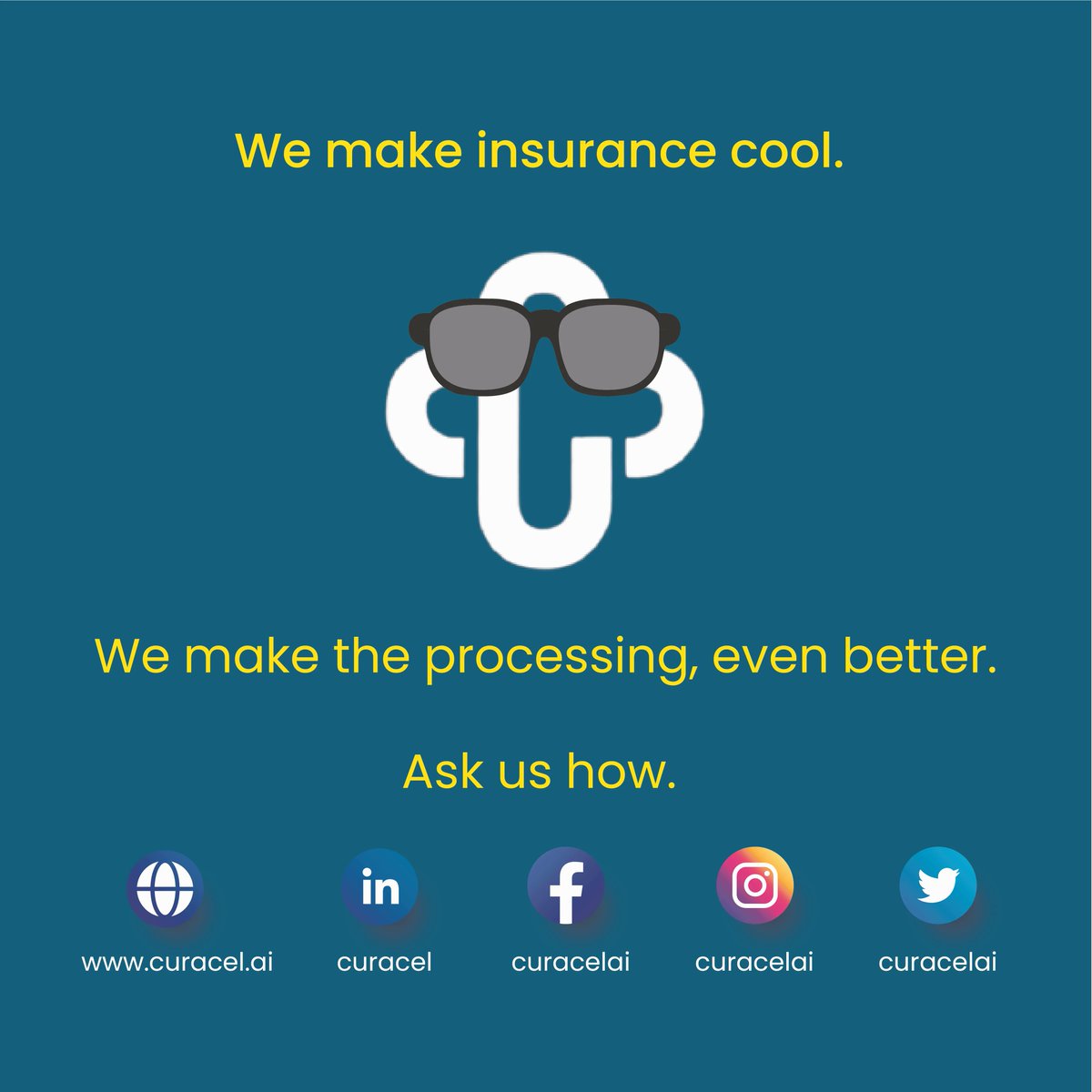 curacel's tweet image. We make insurance cool.

We make #claims processing, even better.

Ask us how 👇🏽

buff.ly/3GOZezG

#insuranceswag #insurancekings #insurancequeens #insuranceiscool #swag