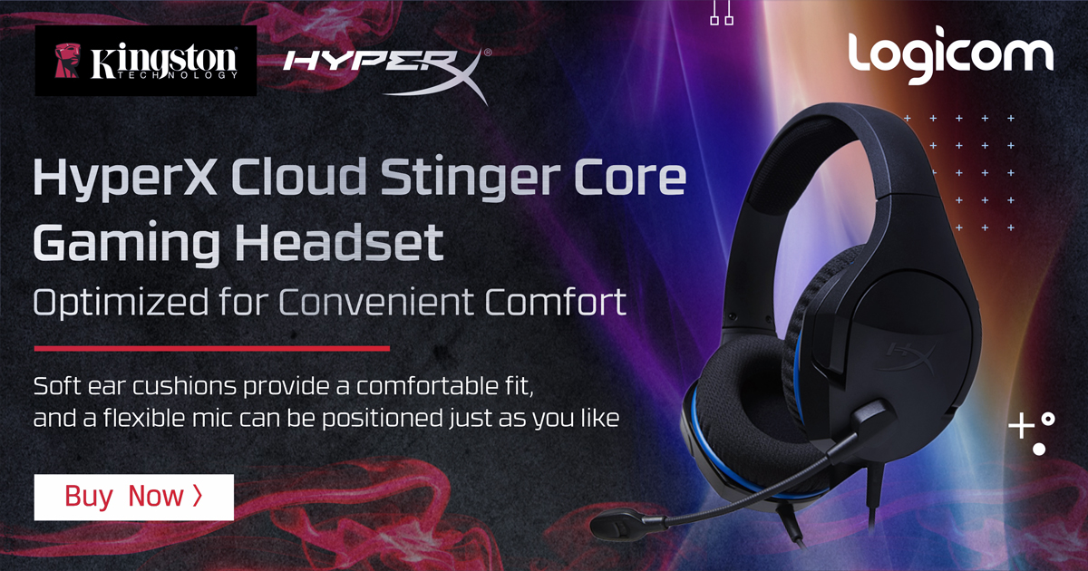 LogicomDisti's tweet photo. #HyperX #Cloud #Stinger Core #Gaming Headset
Optimized for Convenient Comfort
BUY NOW on Logicom e-Commerce https://t.co/kpc6LSumfb
#Logicom #Hyperx #Kingston #Headset #Gaming #ShopNow https://t.co/LcGywnopAz