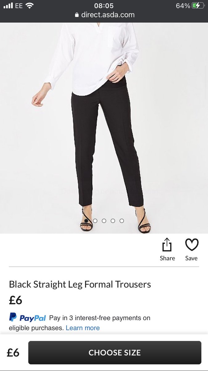 carlafbragg's tweet photo. @Georgeatasda Whilst it’s great you cater for size 28 ladies please can you kindly advise me why you do not make my trusty work trousers in a size 6 or smaller please! In need of a smaller pair! Surely you need to cater for both ends of the scale?! Thanks https://t.co/f1fDQobJAE
