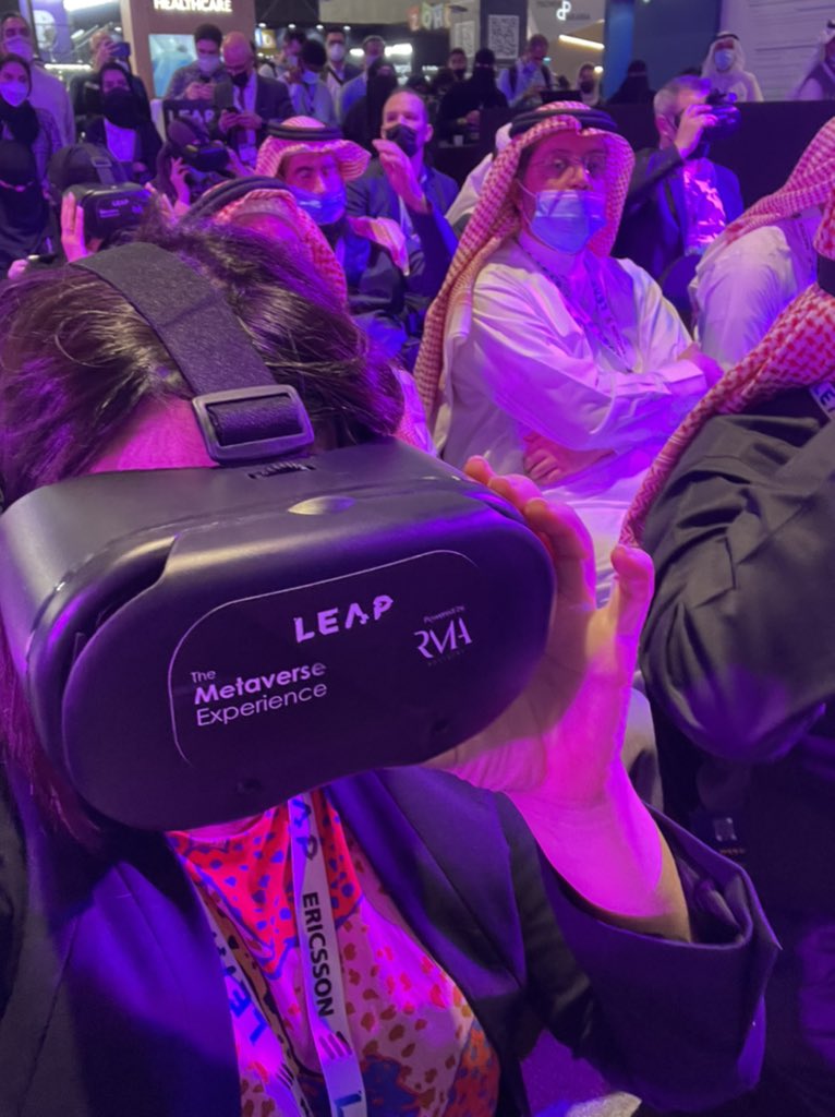 Hanging in the #metaverse with <a href="/renatodecastro_/">Renato de Castro</a> @Reichental <a href="/LEAPandInnovate/">LEAP</a> #LEAP22 🌏💚