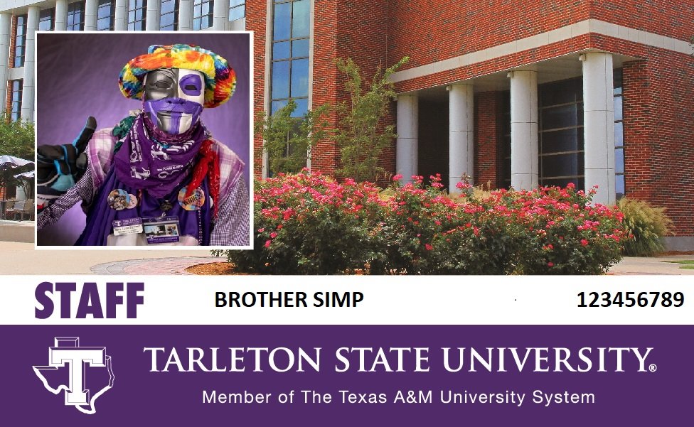 Here we go again. The second of four new designs. Here's the Texan Card 2022 Redesign, Staff Edition.  We'll have larger than life displays in TSC 212 &amp; the Campus Store for the next 3 weeks. Have a great week, and thanks for seeing what we have going on in the Texan Card Office!