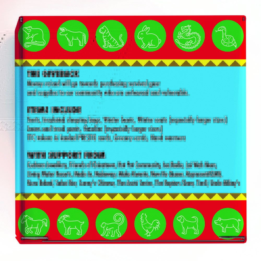EVYSTADIUM's tweet photo. lunar new year is all about collective health. @lorrainelamchop and i, along with local businesses, aunties + friends are raising money for @SanctuaryTO, Unity Kitchen, Toronto Prisoners' Rights Project + @MaggiesToronto to buy survival gear for the unhoused

instructions here🧧 https://t.co/HEdXGPdEdf