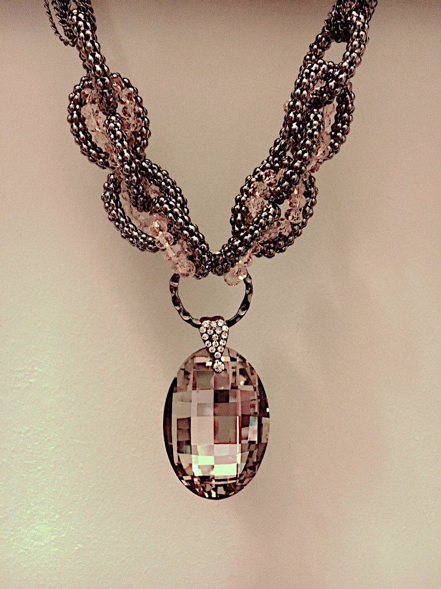 Multi-Strand #Amber #StatementNecklace w/Large, #Crystal Amber #Pendant. This Statement Necklace is #Stunning! 
 etsy.me/35zwGvD