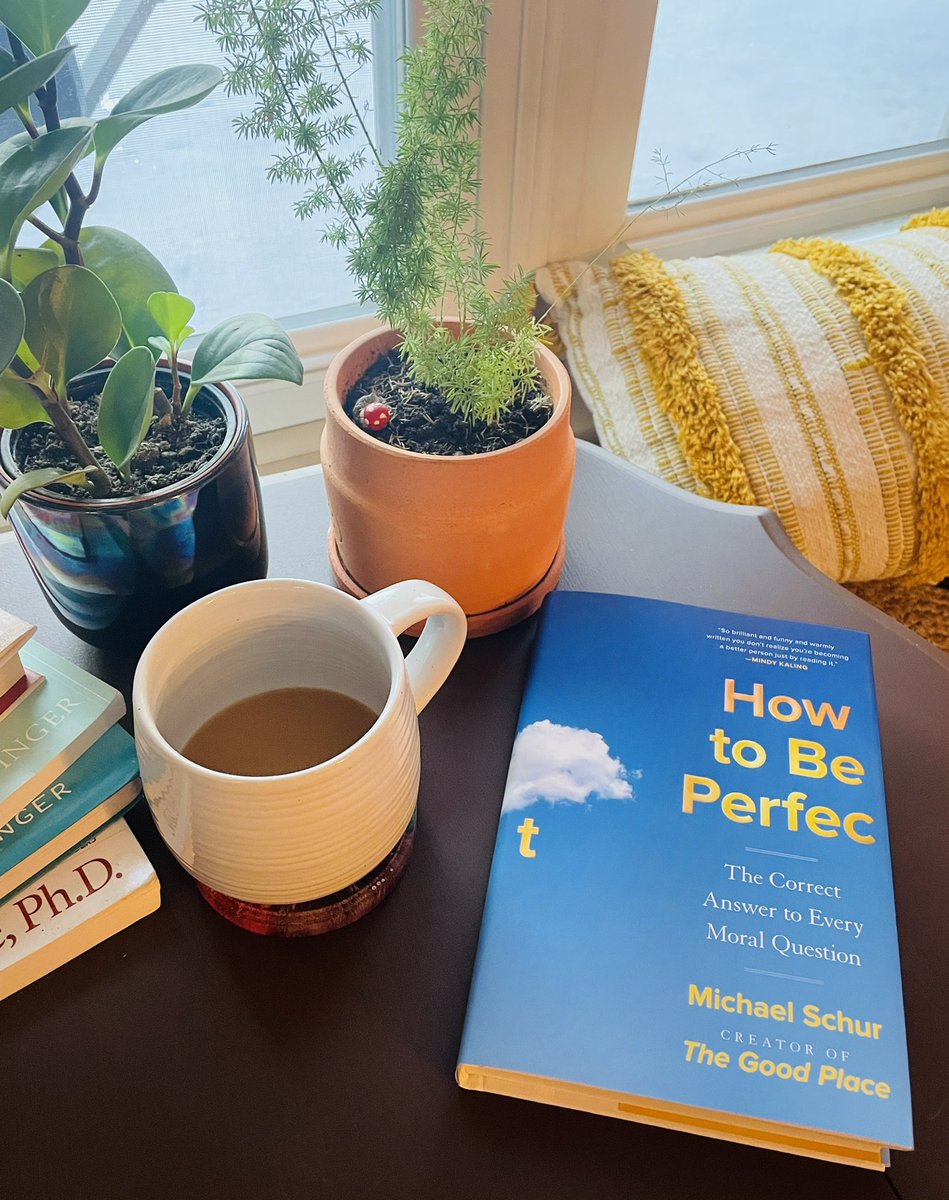 Good start to the morning☺️ #goodmorning #goodreads #TheGoodPlace