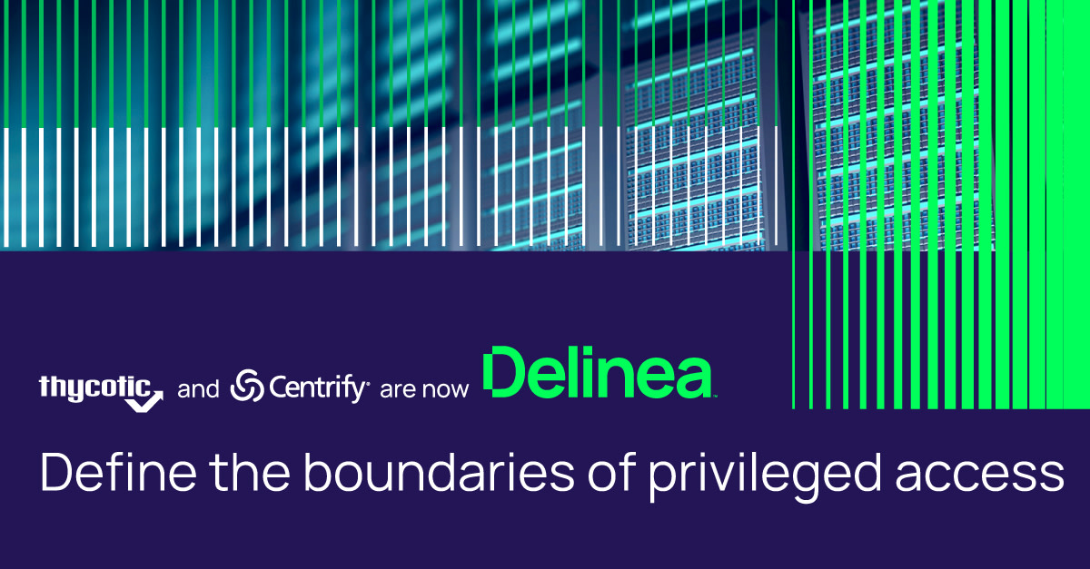ThycoticCentrify is now Delinea! Please visit us at <a href="/DelineaInc/">Delinea</a> to learn more about our new brand, and follow us there moving forward.
