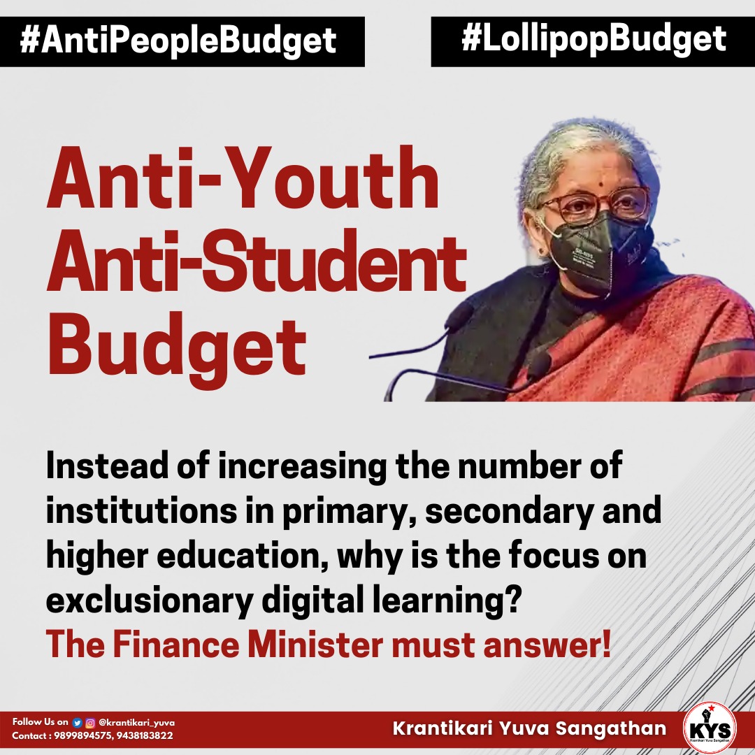 Ravi51149669's tweet photo. #AntiPeopleBudget
#LoliPopBudget https://t.co/cTSnOez5CP