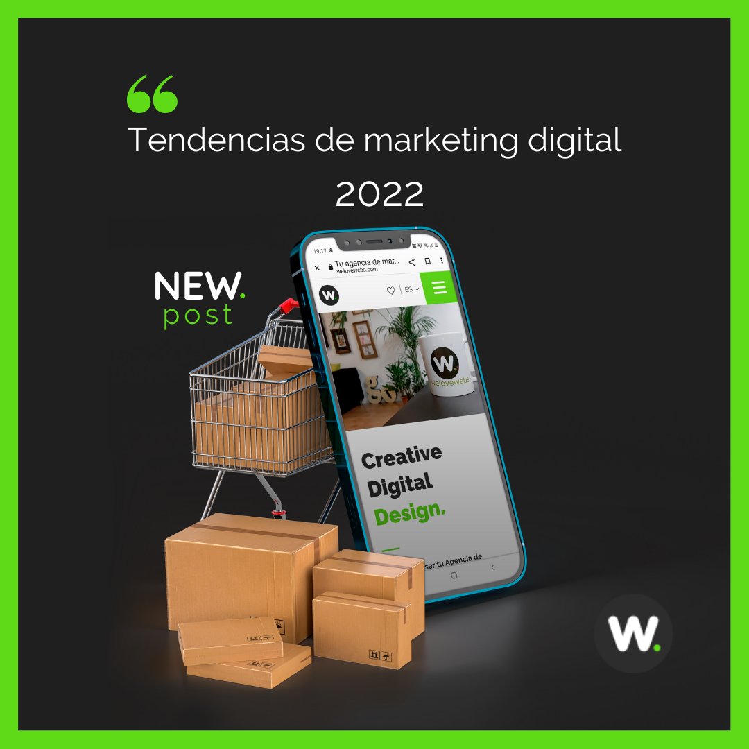 En #welovewebs hemos preparado un análisis sobre las #tendenciasdigitales de este 2022 centrándonos en el nuevo usuario digital y en los factores que más le han influido.

+info: welovewebs.com/tendencias-mar…