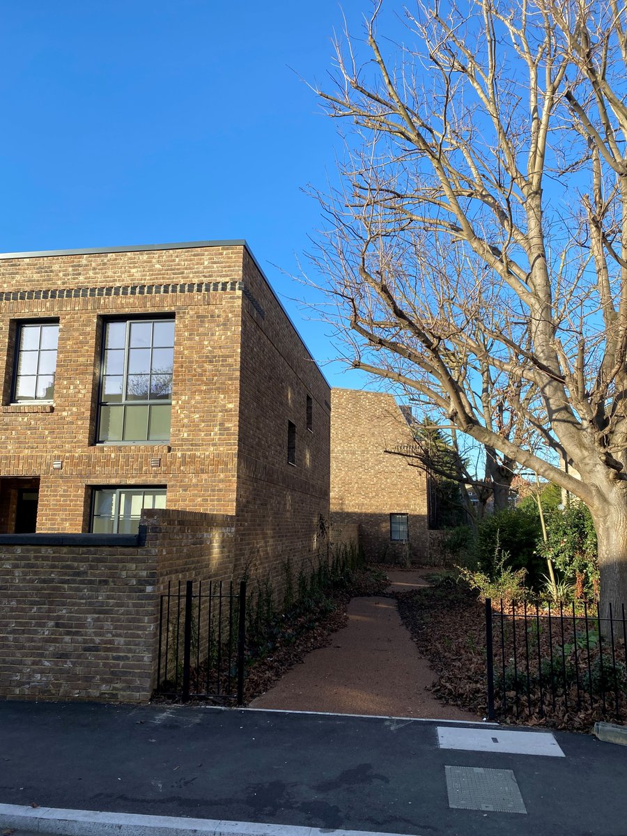 On a crisp and sunny monday morning, it was so nice to finally get the hoardings down and have families starting to move in. We are immensely proud of this development of 10 houses built for the London Borough of Southwark for local residents <a href="/lb_southwark/">Southwark Council</a> <a href="/Southwark_News/">Southwark News</a>