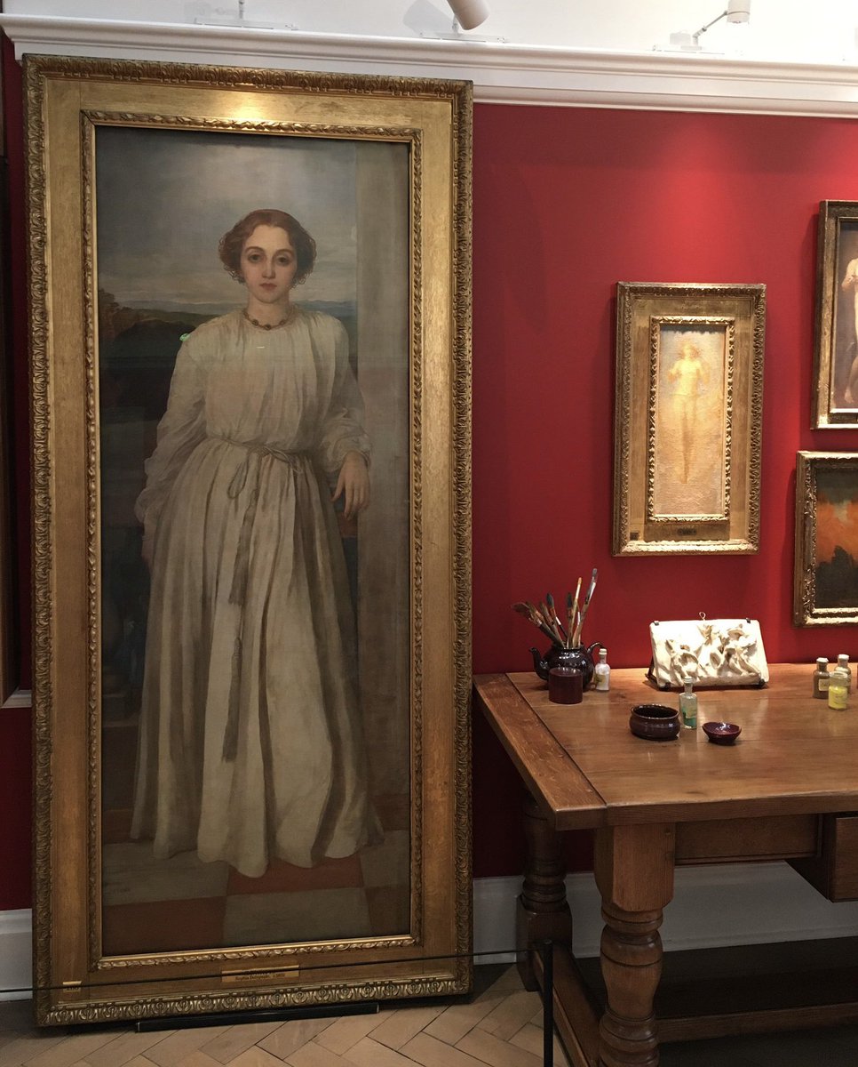 Our #ObjectInFocus this week is this stunning portrait of Lady Sophia Dalrymple

Now installed in the GF Watts Studio for one week only, before she goes on tour to <a href="/royalacademy/">Royal Academy</a>, read about the sitter in the first of our blog series dedicated to the work: wattsgallery.org.uk/about-us/news/…