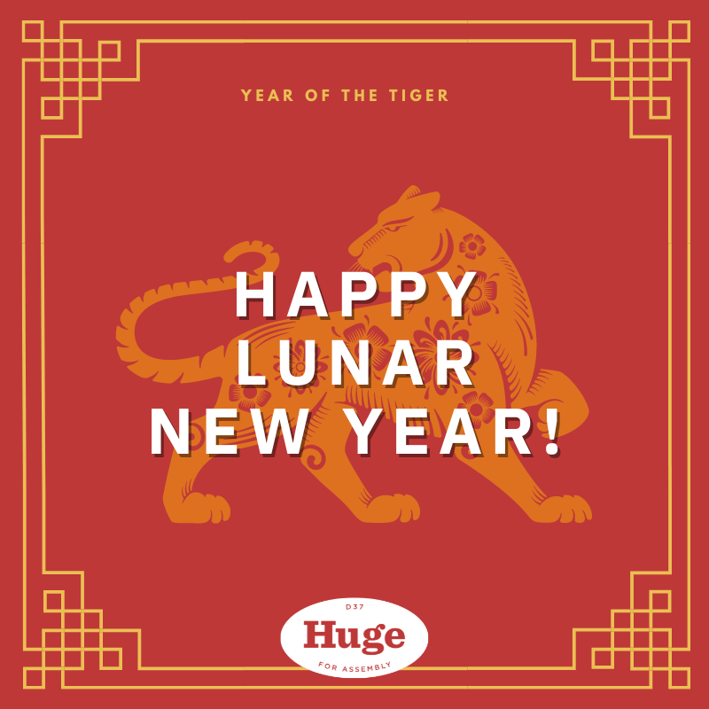 Wishing you happiness and good health in this Year of the Tiger!