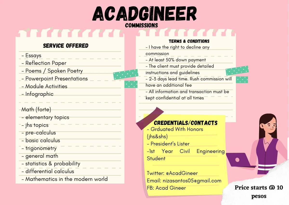AcadGineer || ACCEPTING COMMISSIONS✍🏻 tweet media