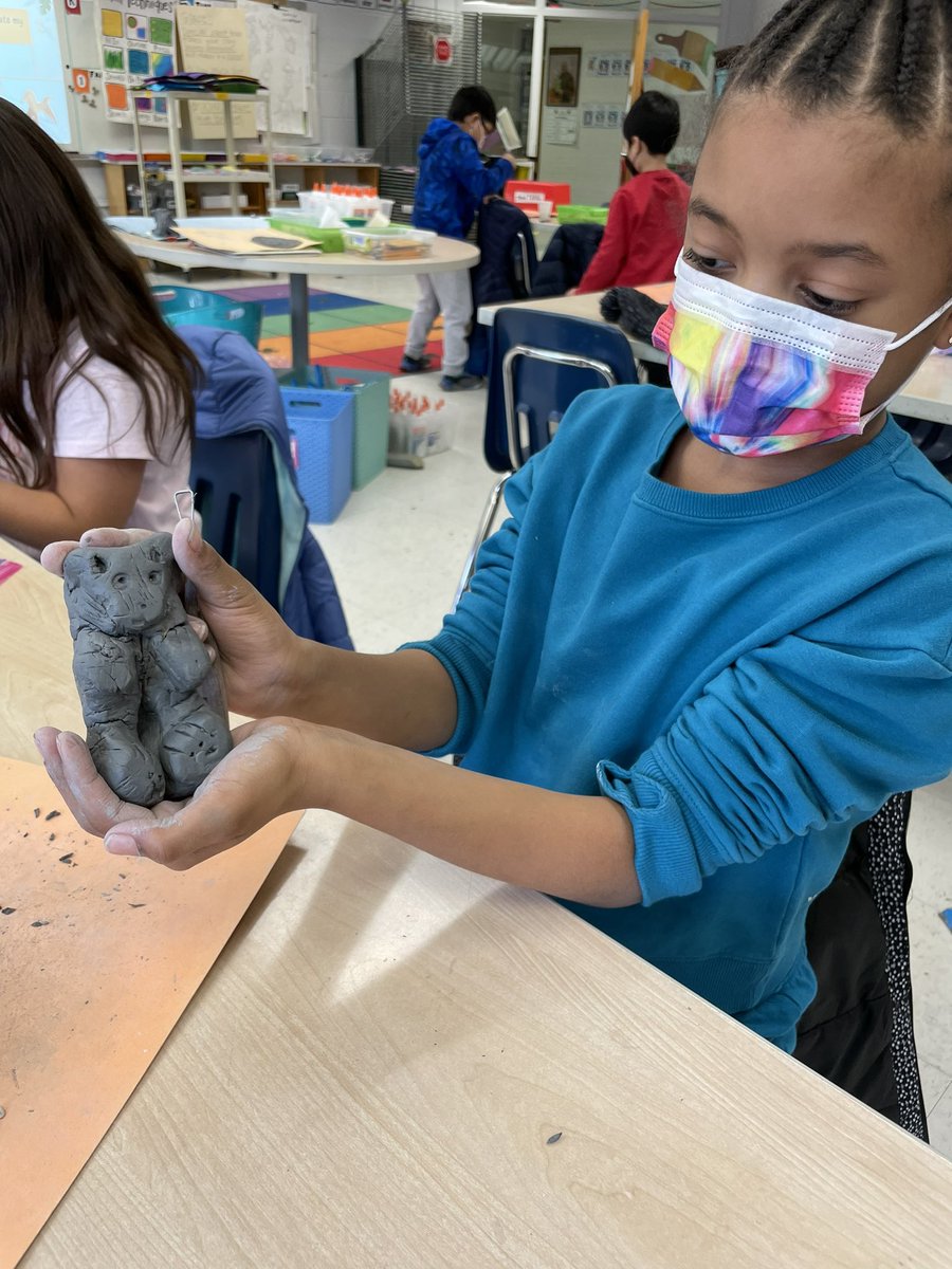 artwithMsFlo's tweet photo. A few more @FairhillES 2nd grade ceramic zoo animals in the making! We learned about texture and how to apply it to our clay animals using clay tools. @FCPSR2 @FCPSfinearts https://t.co/COW4y7P1xP
