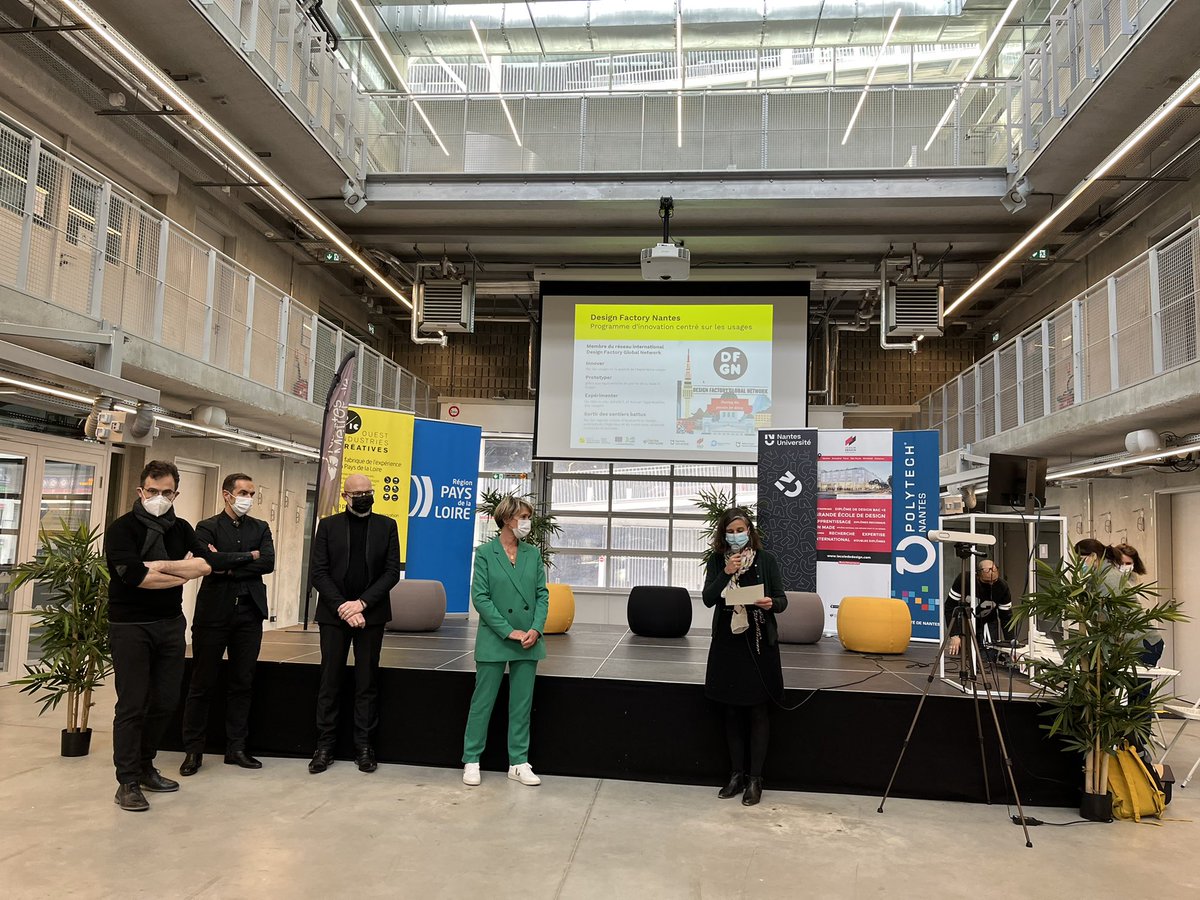 Lancement des soutenances de la #DesignFactory avec <a href="/NantesUniv/">Nantes Université</a>. Hâte d’avoir les retours des étudiants.