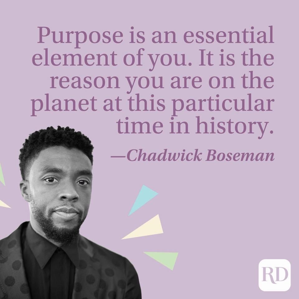 “Purpose is an essential element of you. It is the reason you are on the planet at this particular time in history.” —Chadwick Boseman

#excellence #success #quotation #quotess #quotestagram #quoteslife #dailyquotes #quoted #quotestoliveby #quoteoftheday #quote https://t.co/9YbO2eE5Hq