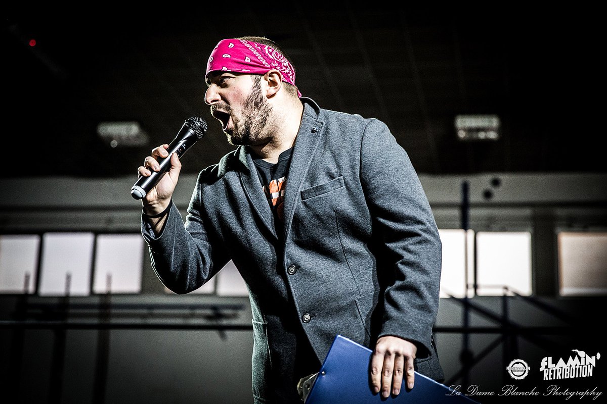 RisingSunItaly's tweet photo. Ready for a new event announcement?

#ElPanzero, our official #RingAnnouncer, seems to be ready for it.

Don't move!

#Tomorrow #WrestlingItaliano #Milano #Lacchiarella #Soon #LiveShow #EventiLive https://t.co/BNUGicyRu6