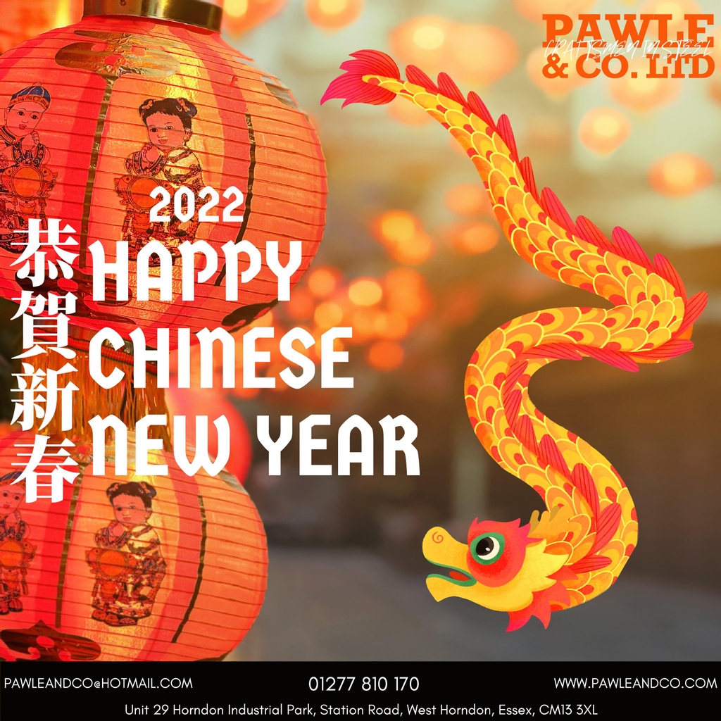 💥HAPPY CHINESE NEW YEAR💥
&amp; a Happy 1st February 2022!

☎️ 01277 810170
📧 pawleandco@hotmail.com 
💻 pawleandco.com

#steelmetal #steelmetalfabrication #liftcompany #newyear #backtobusiness #metal #industry #steel #steelindustry #essex #structuralsteel #stainlesssteel