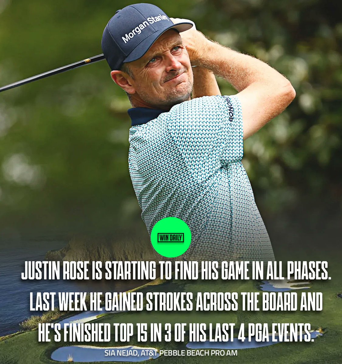 WinDailySports's tweet photo. Become a true versatile DFS player this week to hold you over for the Super Bowl! We got you covered for PGA at the #PebbleBeach ProAm this week! https://t.co/ncOGhvz0IX
#dailyfantasysports #dfs @SiaNejad https://t.co/zIyaB3R6qn
