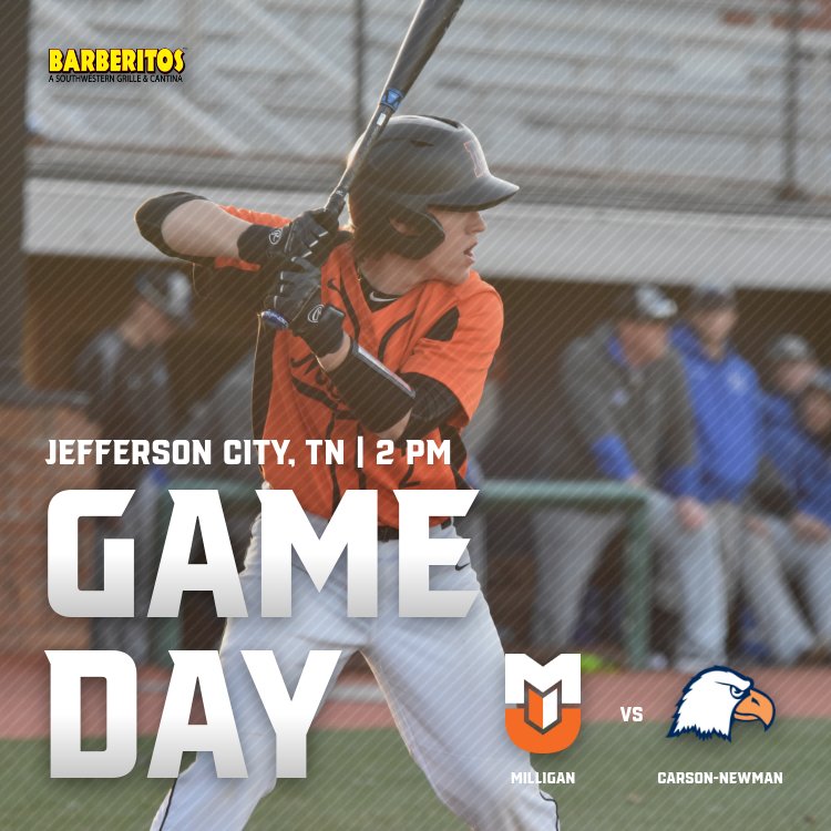 First midweek contest of the year!

📍Jefferson City, TN
🆚 <a href="/CNBaseball/">Carson-Newman Baseball</a> 
⏰ 2 PM
📈 tinyurl.com/yn7cf5fr
📺 tinyurl.com/yn7xjw74